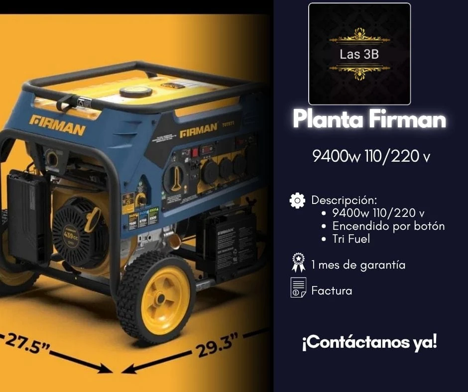 Planta Electrica Firman's foto | Tienda Online Las 3B |  BizneCubano