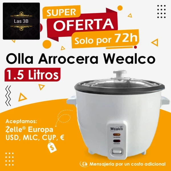 Olla Arrocera Wealco's foto | Tienda Online Las 3B |  BizneCubano