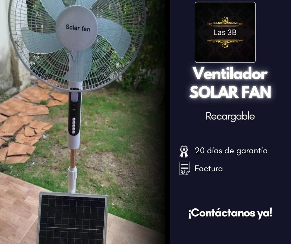 Ventilador Recargable's foto | Tienda Online Las 3B |  BizneCubano