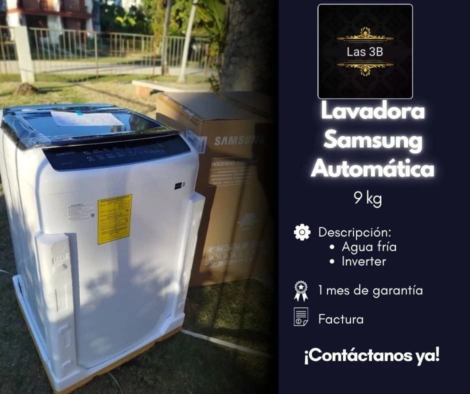 Lavadora Samsung's foto | Tienda Online Las 3B |  BizneCubano